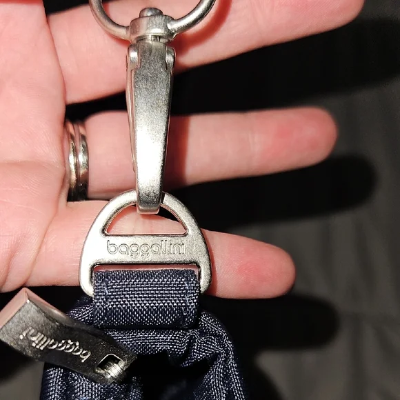 Baggallini Blue Crossbody Bag with Structured Design - Picture 12 of 12